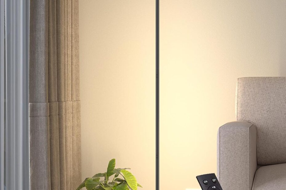 Illuminate Your Space: Review of the Minimalist LED Corner Floor Lamp with Remote Control