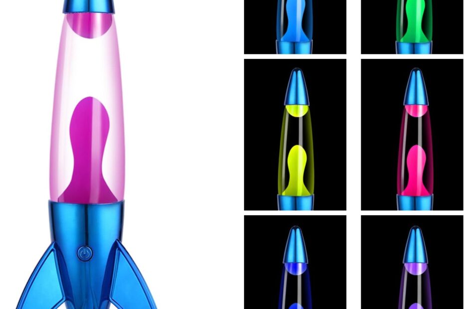 Illuminate Your Space: Review of the Rocket Shaped LED Liquid Lamp with Color Changing Bliss