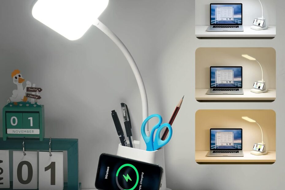 Illuminate Your Space: Review of the Sailstar LED Desk Lamp with Wireless Charger