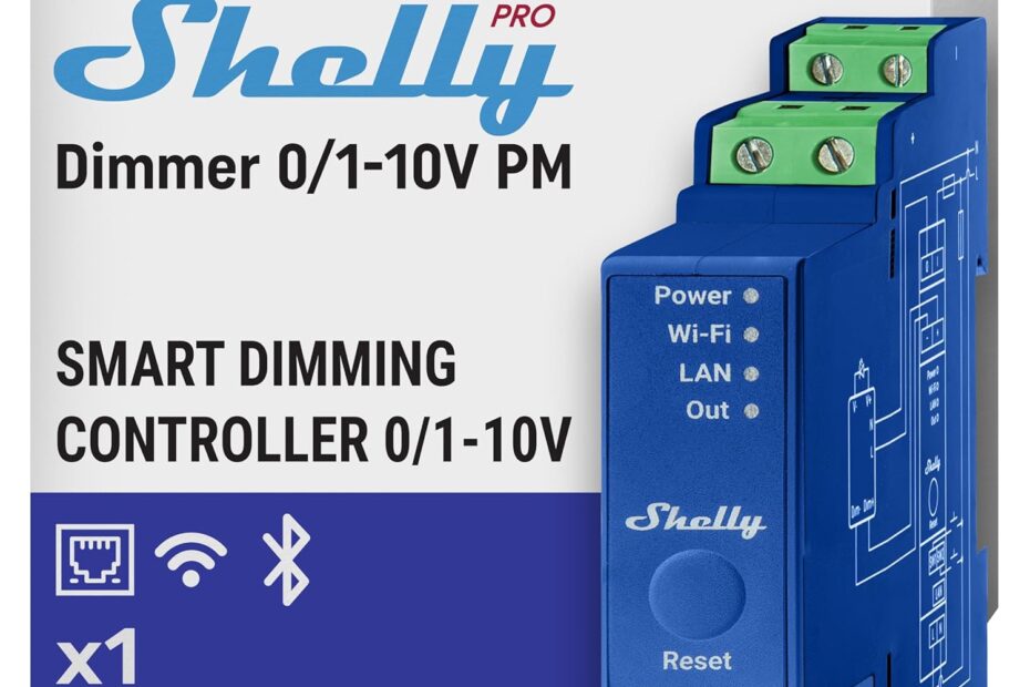 Illuminate Your Space: Review of the Shelly Pro Dimmer 0/1-10V PM for Smart Home Automation
