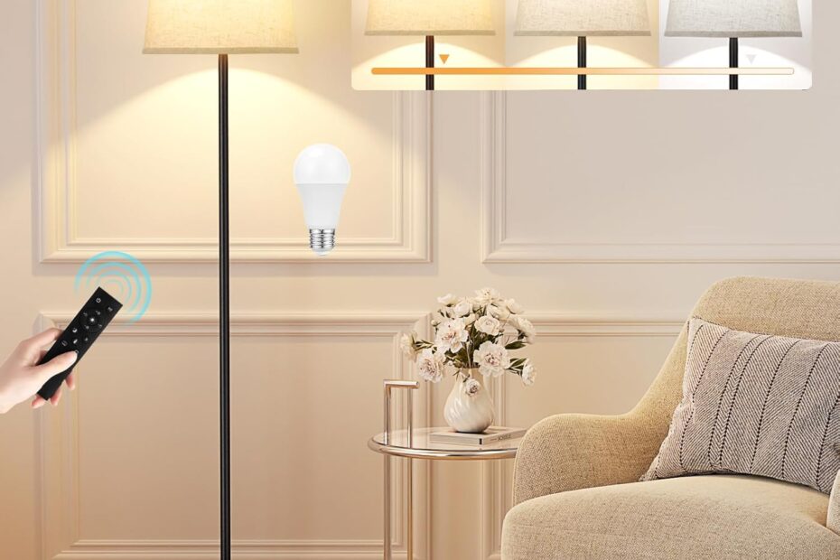 Illuminate Your Space: Review of the Upgraded Modern Floor Lamp with Remote Control