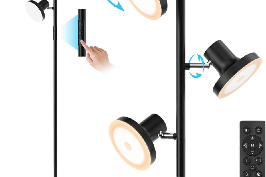 Illuminate Your Space: Review of the Versatile 36W LED Tree Floor Lamp