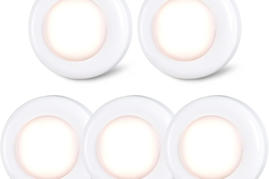 Illuminate Your Space: STAR-SPANGLED Mini Night Touch LED Puck Lamps Reviewed!