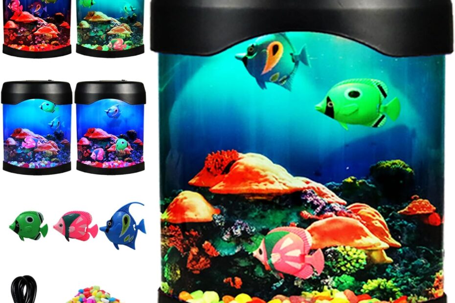 Illuminate Your Space: The 7-Color Changing Fish Lamp Review