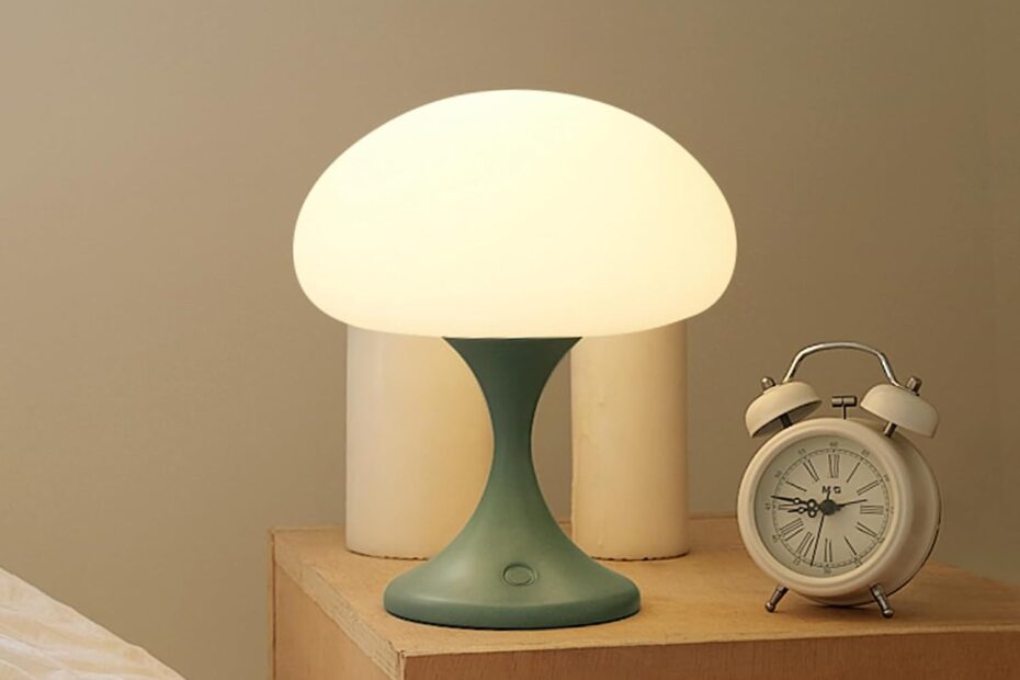 Illuminate Your Space: The Aesthetic Green Mushroom Lamp Review