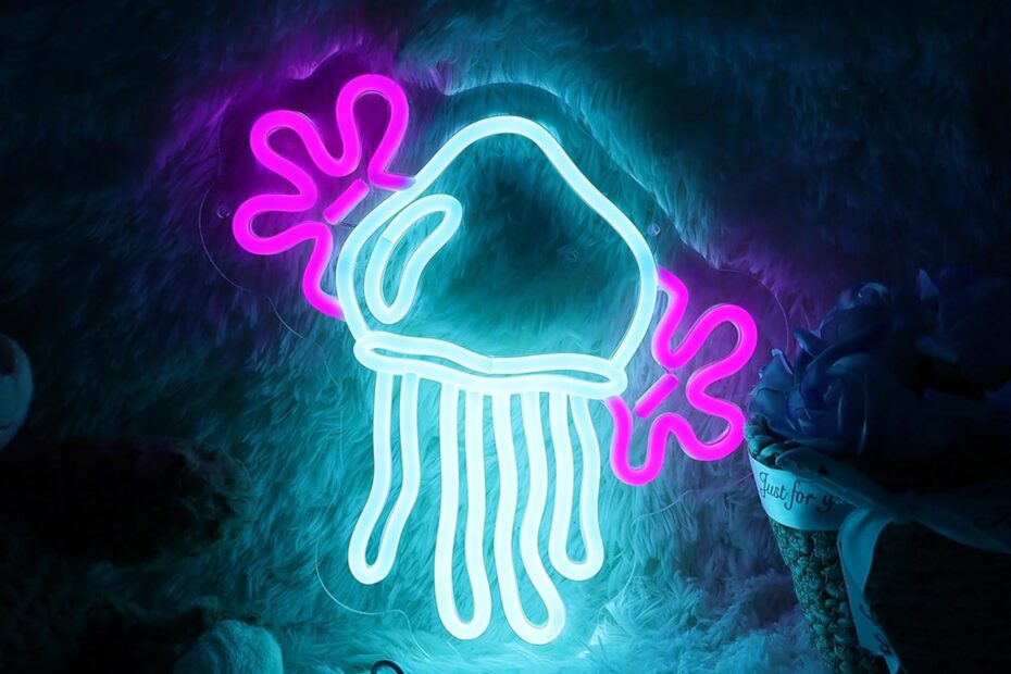 Illuminate Your Space: The Jellyfish Neon Sign Review