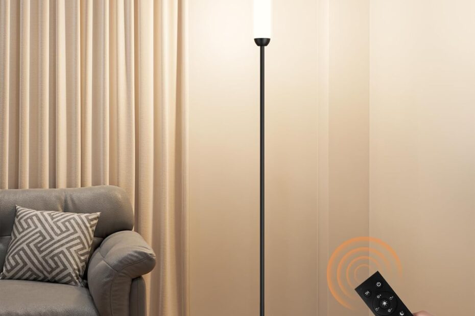 Illuminate Your Space: The Ultimate LED Floor Lamp with Remote Control