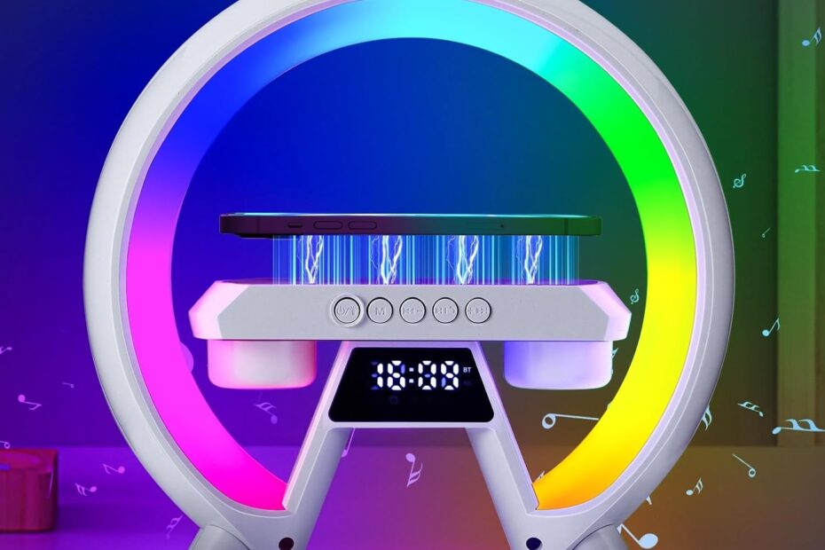 Illuminate Your Space: The Ultimate Review of the Atmosphere Lamp with Wireless Charger and Bluetooth Speakers