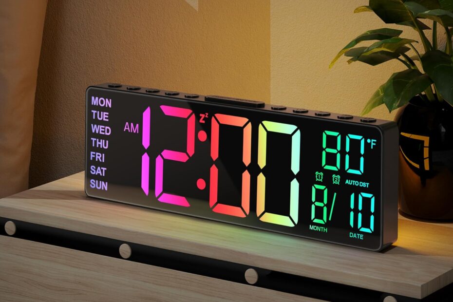 Illuminate Your Space: The Ultimate Review of the JALL 10.5'' Digital Alarm Clock