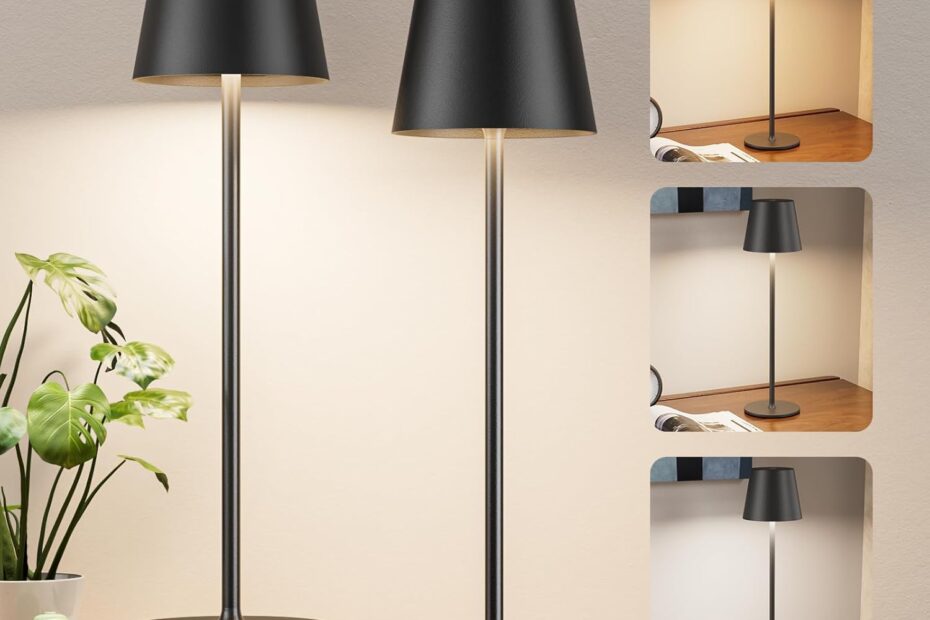 Illuminate Your Space: The Ultimate Review of the KK Cordless Rechargeable Table Lamp 2-Pack