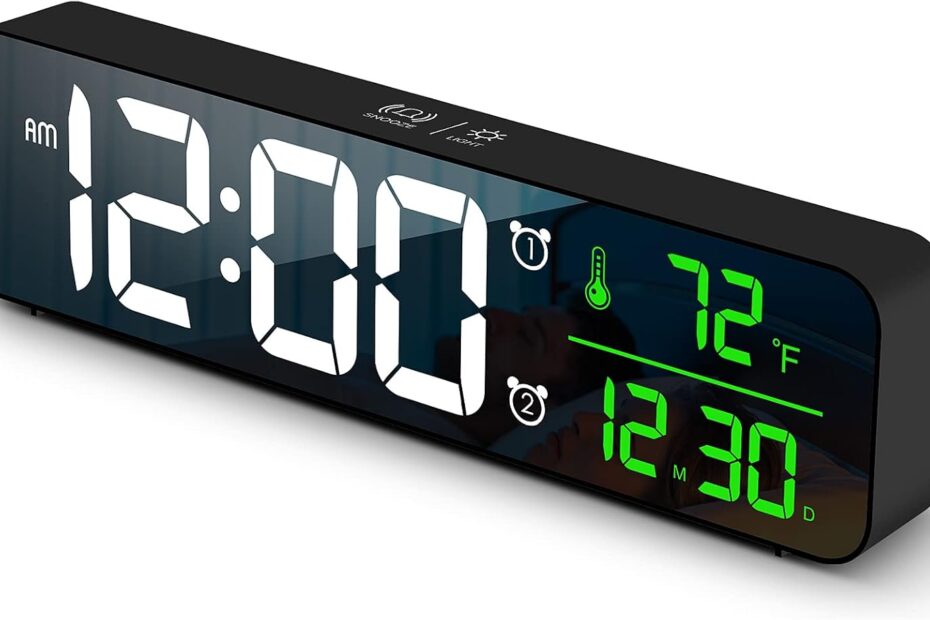 Illuminate Your Space: The Ultimate Review of the Large Display Digital Clock for Home and Office!