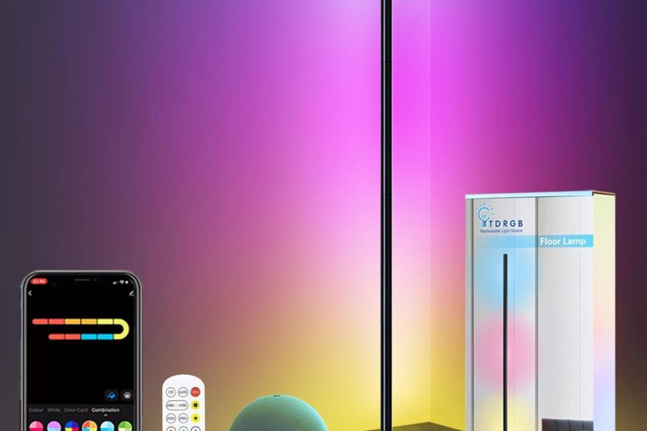 Illuminate Your Space: The Ultimate Review of the RGB Corner Floor Lamp Compatible with Alexa
