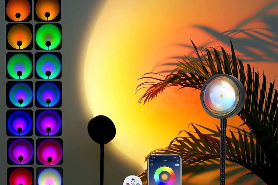 Illuminate Your Space: The Ultimate Review of the Sunset Lamp Projector for Bedroom Ambiance