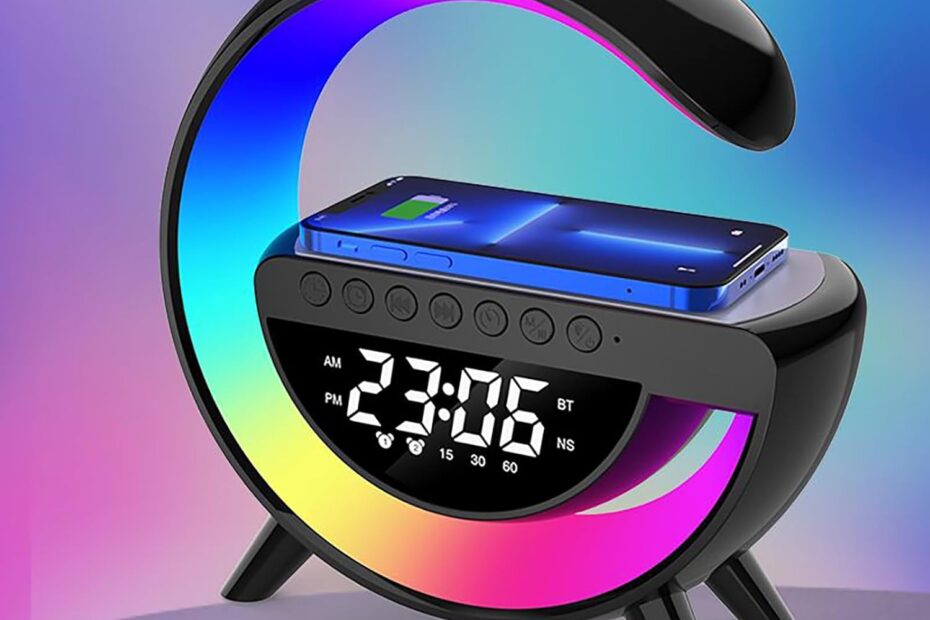 Illuminate Your Space: The Ultimate Review of the Wireless Charging Table Lamp with Bluetooth Speaker & Alarm Clock