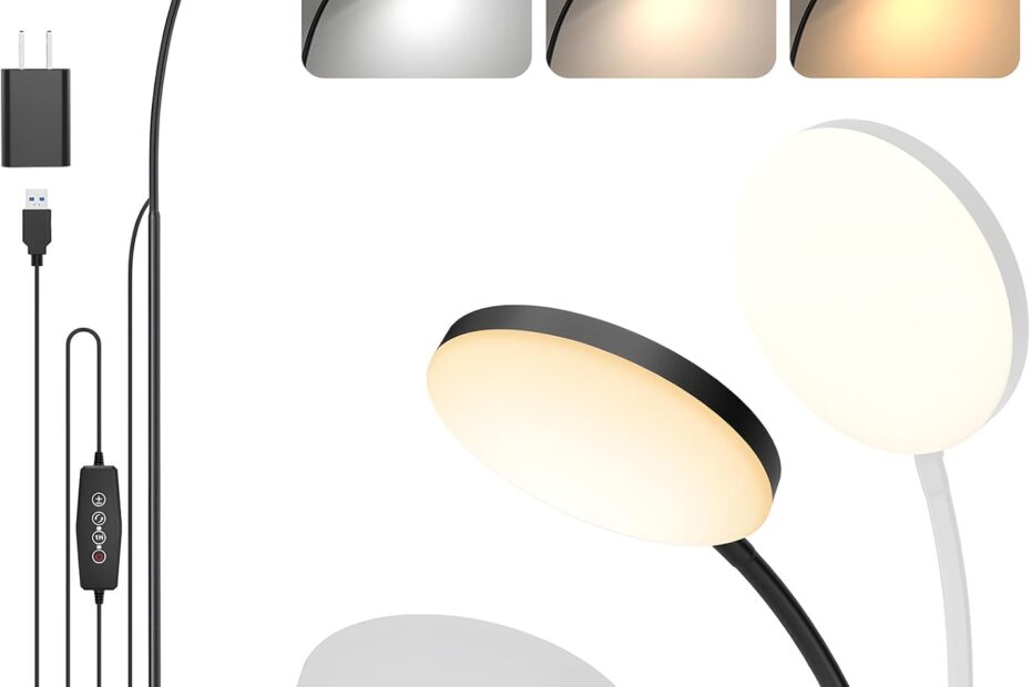 Illuminate Your Space: The Versatile 168 LED Convertible Floor/Desk Lamp Review