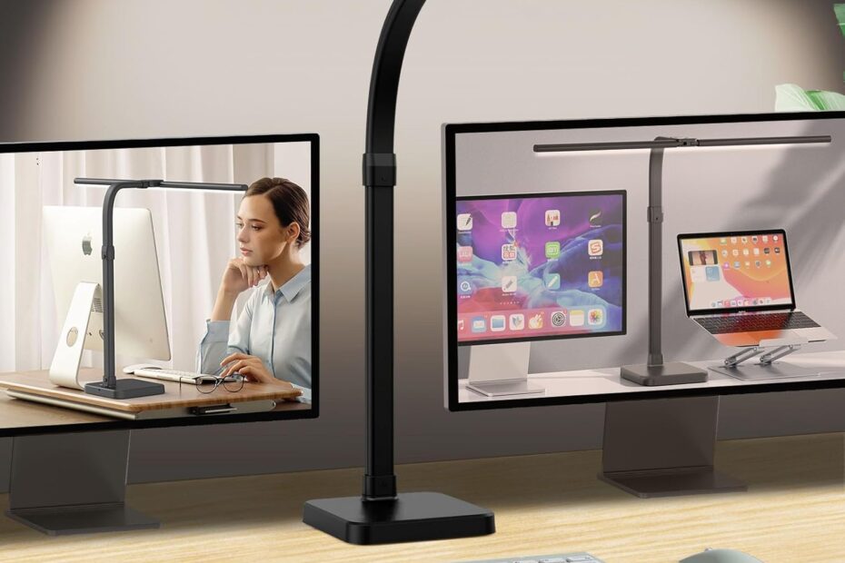 Illuminate Your Workspace: A Review of the 24W Double Head LED Desk Lamp