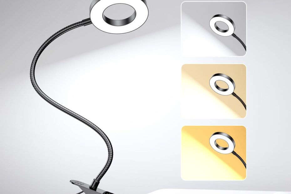 Illuminate Your Workspace: The Ultimate LED Desk Lamp with 3 Color Modes & Flexible Design