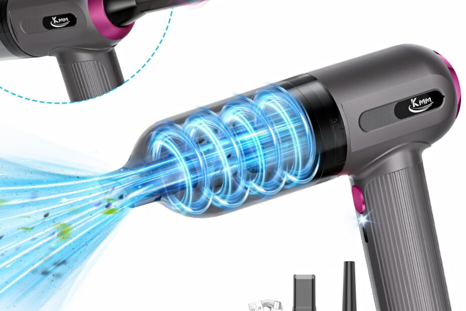 KMM Handheld Car Vacuum Cleaner: The Ultimate 4-in-1 Powerhouse for Your Home and Vehicle!