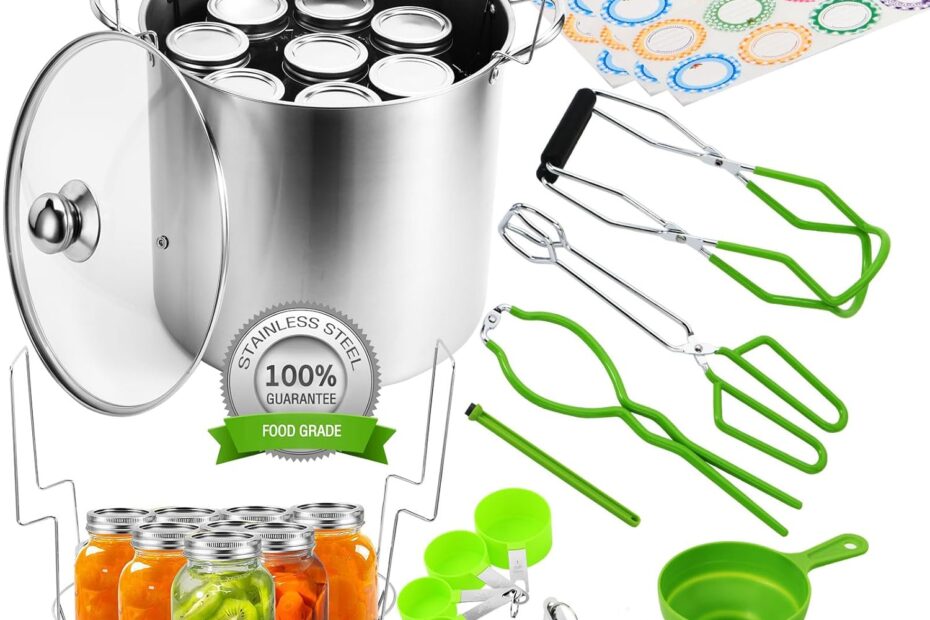 Master Home Canning: The Ultimate 20-Quart Stainless Steel Starter Kit!