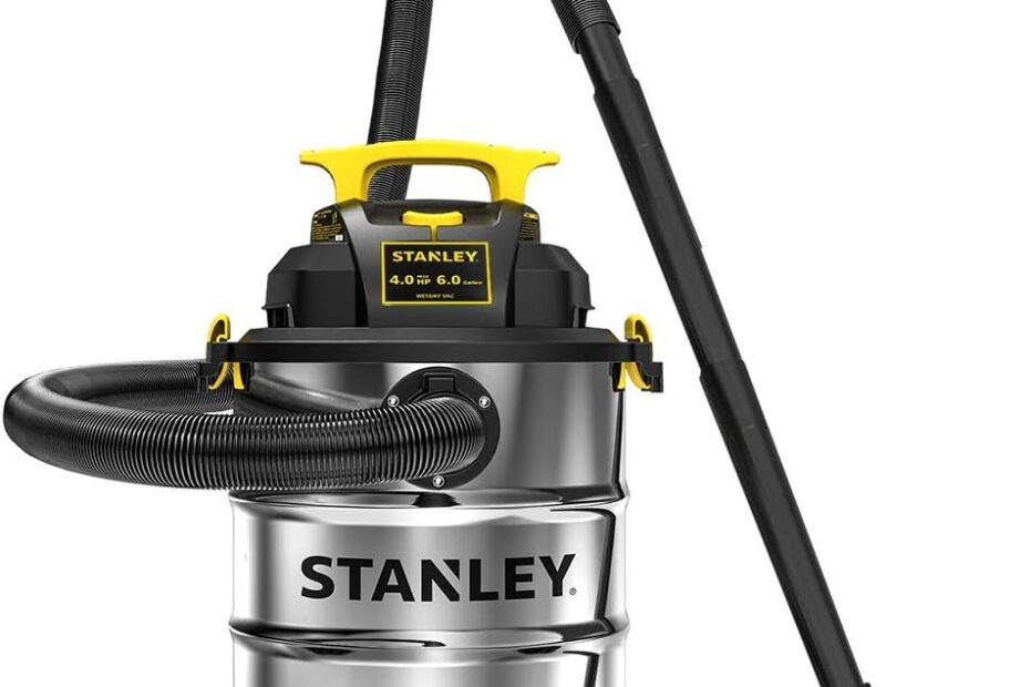 Maximize Cleanliness with the Powerful Stanley SL18116 Wet/Dry Vacuum!