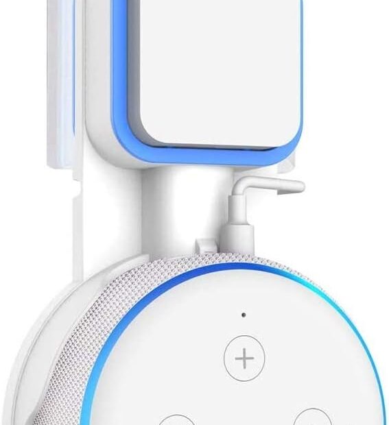 Maximize Space with the Smart Outlet Wall Mount Hanger for Dot 3rd Gen!