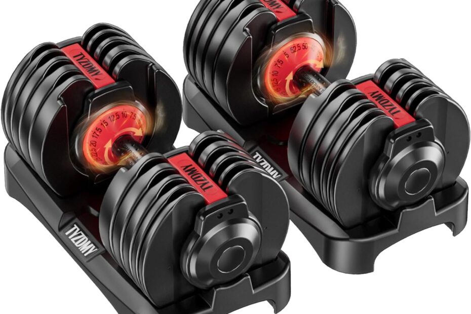 Maximize Your Gains: A Review of the 52.5 lbs Adjustable Dumbbells Set