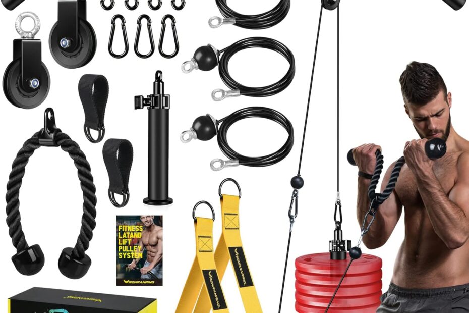 Maximize Your Gains: Discover the RENRANRING LAT Pulley System for Home Workouts