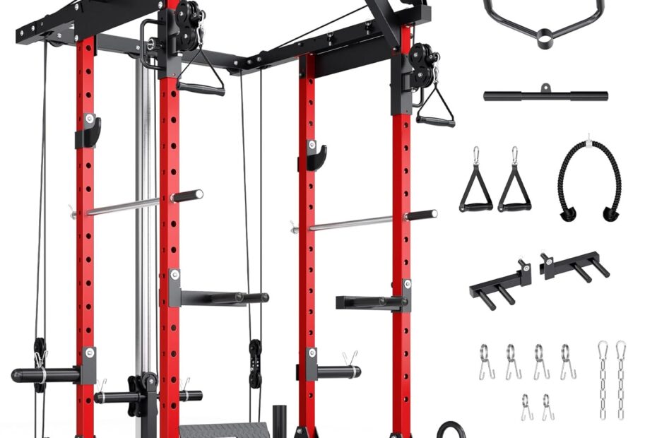 Maximize Your Home Workouts: YOLEO Smooth Dual Pulley Power Cage Review