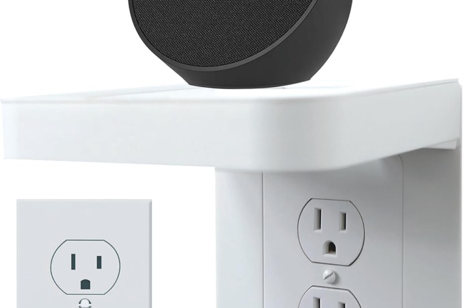 Maximize Your Space: The Ultimate Outlet Shelf for Smart Devices & More!