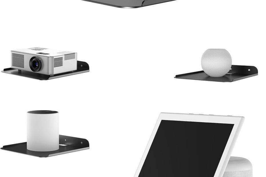 Maximize Your Space: The Ultimate Wall Mount Shelf for Smart Speakers & Projectors
