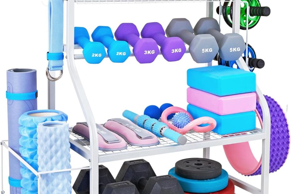 Maximize Your Workout Space: The Ultimate Dumbbell and Yoga Mat Storage Rack Review