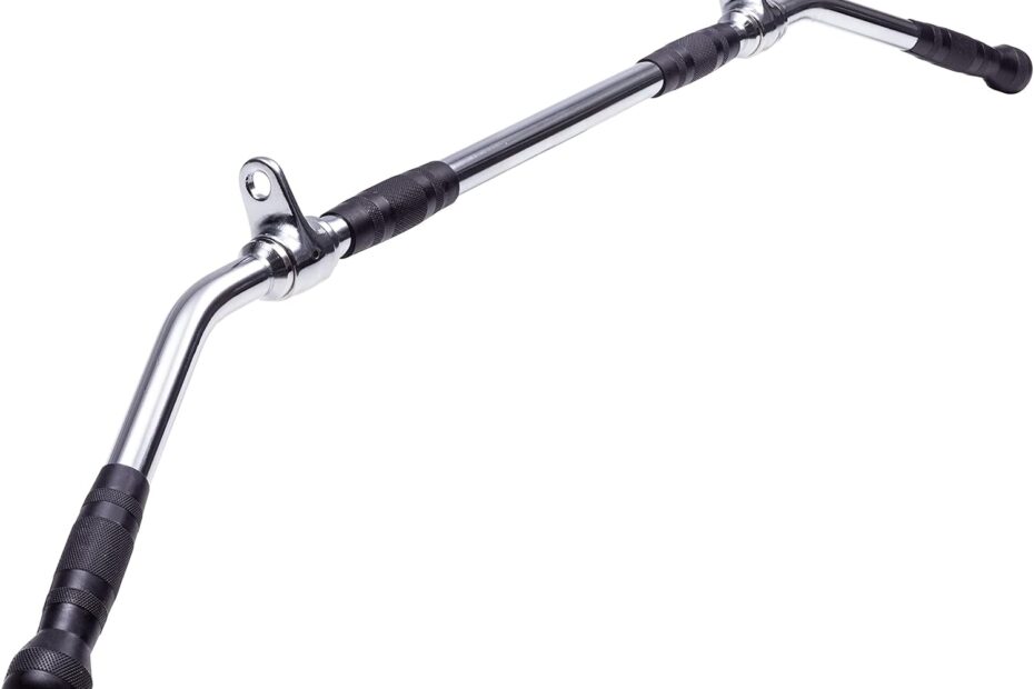 Maximize Your Workouts with AmStaff's 48" EZ Curl Lat Pull Down Bar