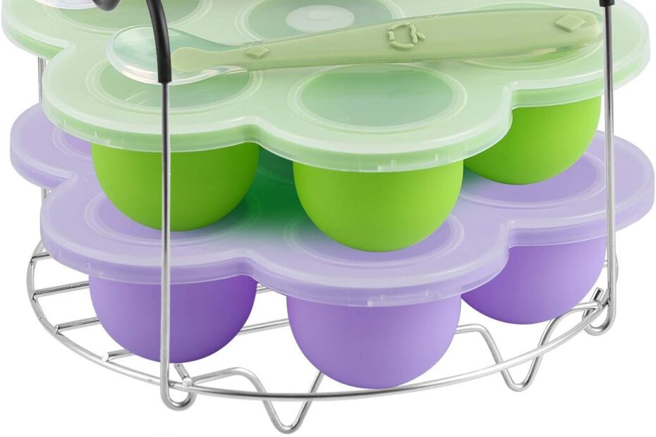 Perfectly Cooked Egg Bites: ROTTAY's Must-Have Silicone Molds & Steamer Set for Instant Pot Lovers!