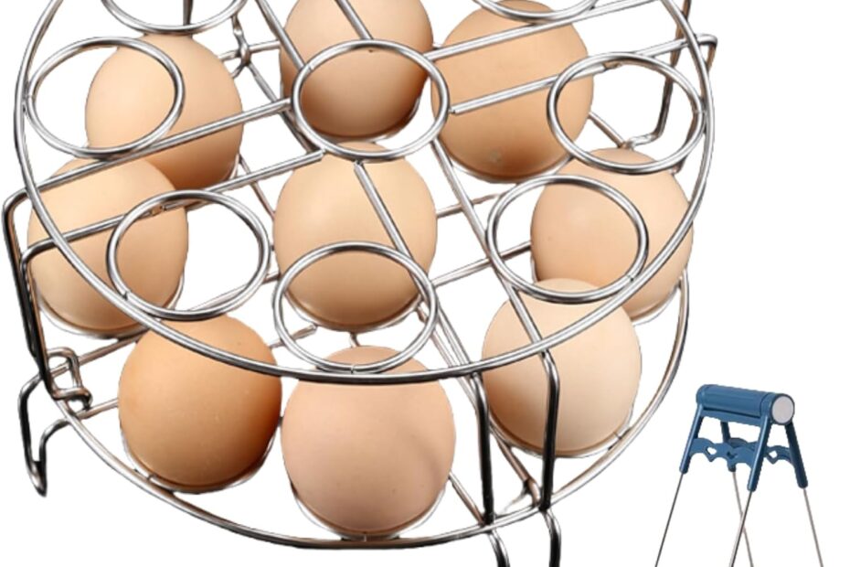 Perfectly Steam Eggs: Review of the 2Pcs Egg Steamer Rack Set for Instant Pot Lovers!