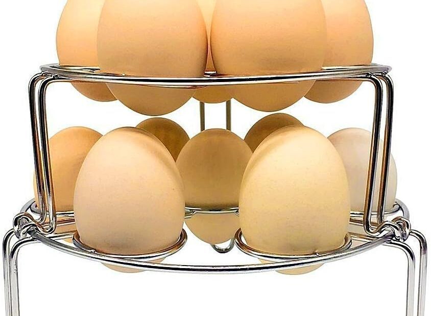 Perfectly Steamed Eggs: Review of the Stainless Steel Egg Steamer Rack for Instant Pot