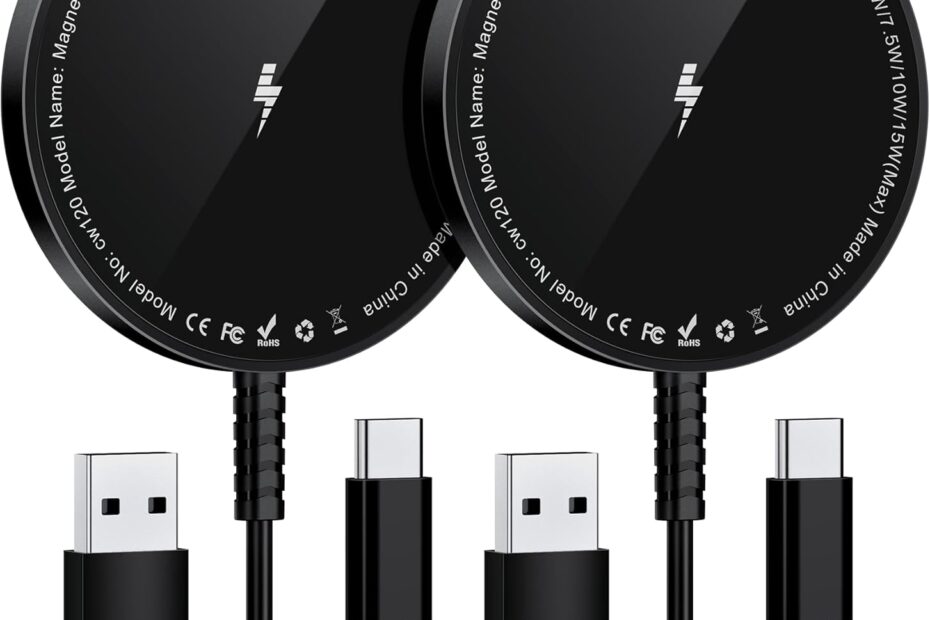 Power Up Anywhere: The Ultimate Magnetic Wireless Charger for Your iPhone and AirPods