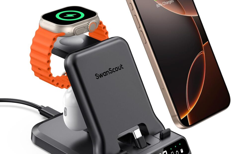 Power Up Fast: Review of the SwanScout 3-in-1 Charger for iPhone, Apple Watch, and AirPods