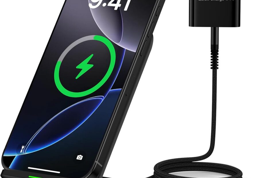 Power Up Fast: The Ultimate Wireless Charger Stand for Samsung and iPhone!