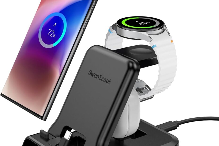 Power Up in Style: The Ultimate 3-in-1 Fast Charging Station for Samsung Devices