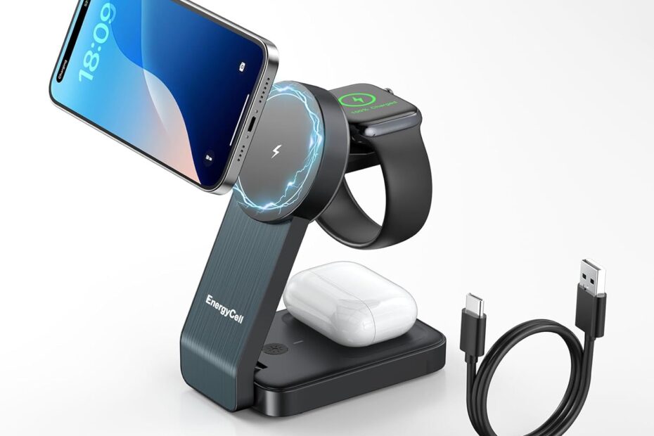 Power Up Your Apple Devices: The Ultimate 3-in-1 Wireless Charging Station Review