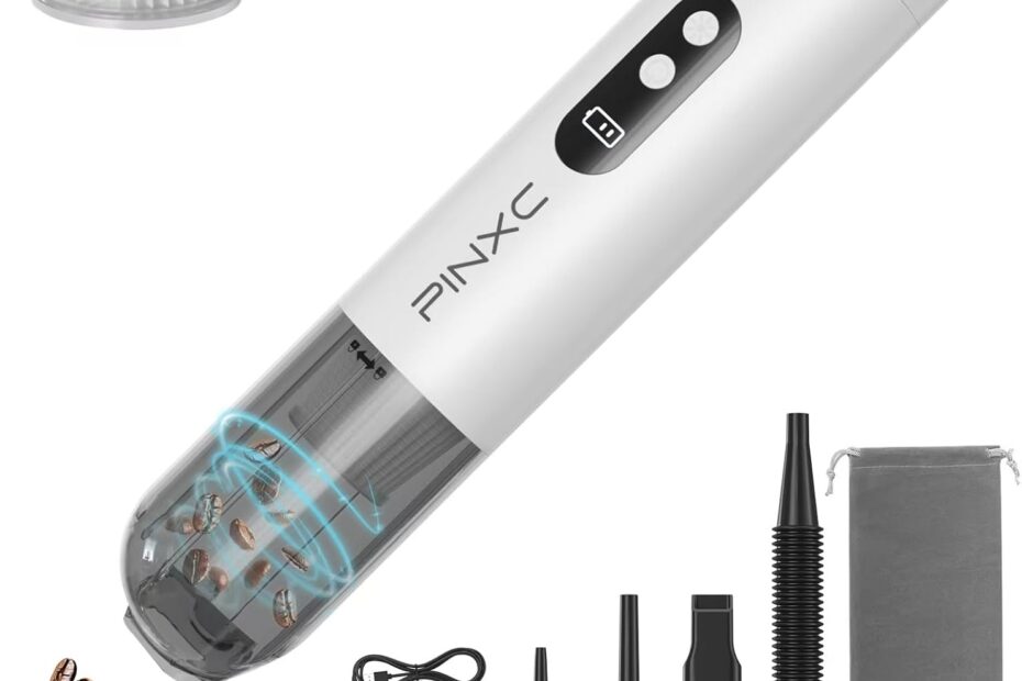 Powerful Mini Cordless Vacuum: The Ultimate 5-in-1 Solution for Home & Car!