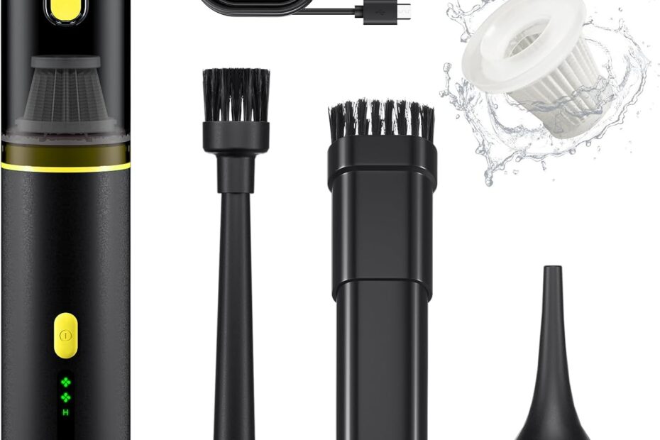 Powerful Portable Car Vacuum: Unleash 16000Pa Suction for Ultimate Clean!