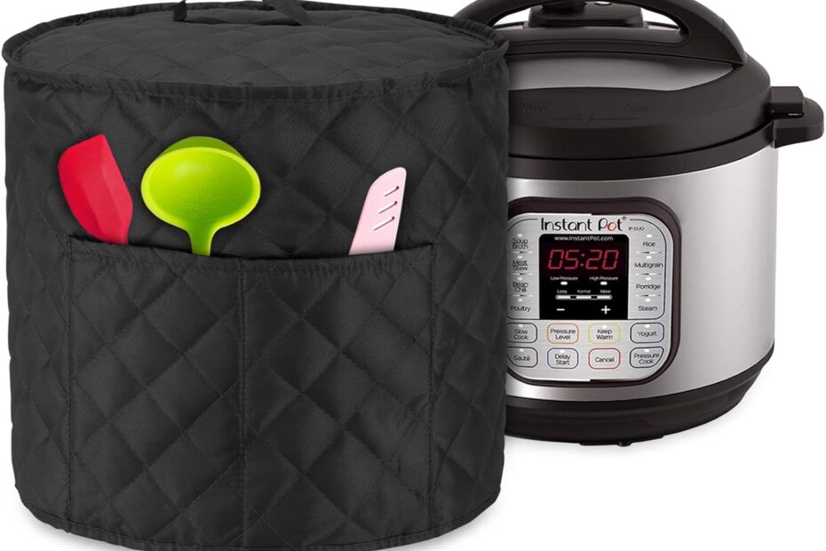 Protect Your Instant Pot: Discover the LUXJA Dust Cover with Pockets!