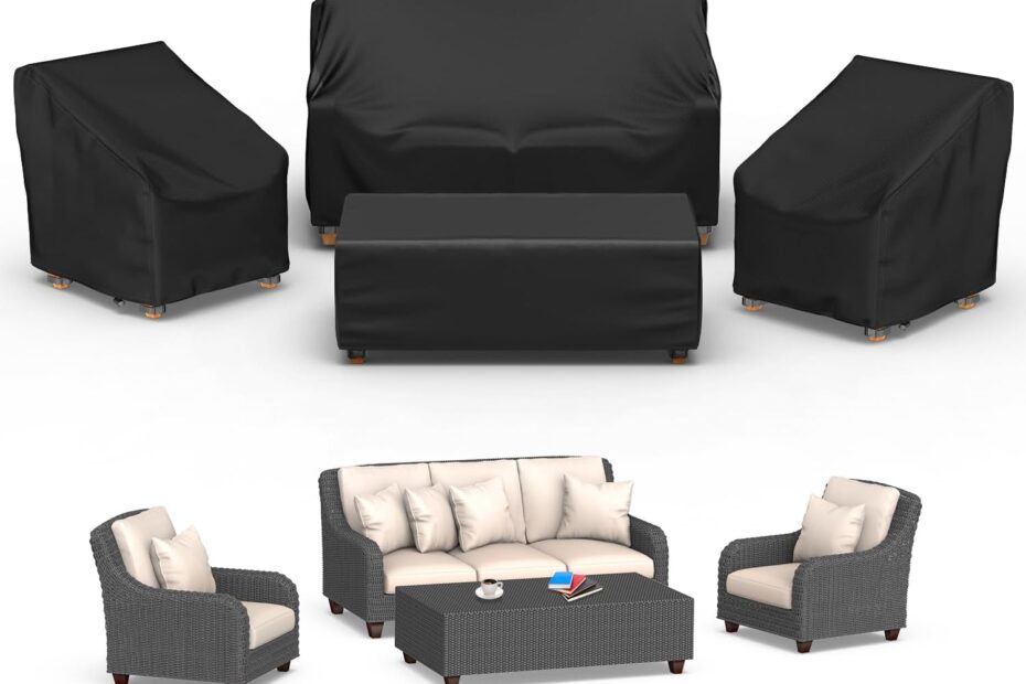 Protect Your Outdoor Space: Mrrihand 4-Piece Patio Furniture Covers Reviewed!