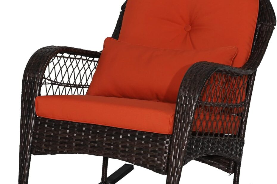 Relax in Style: MEDIMALL Outdoor Wicker Rocking Chair Review