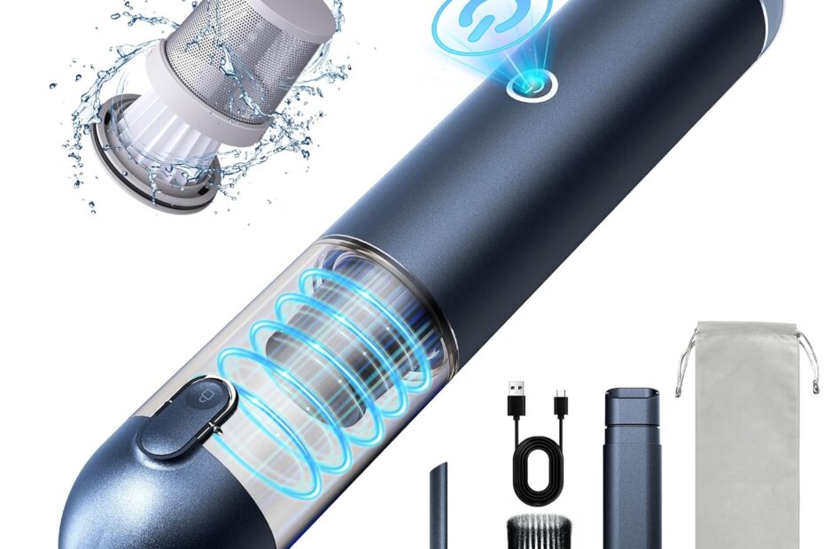 Rev Up Cleanliness: The Ultimate Cordless Handheld Car Vacuum Cleaner Review!