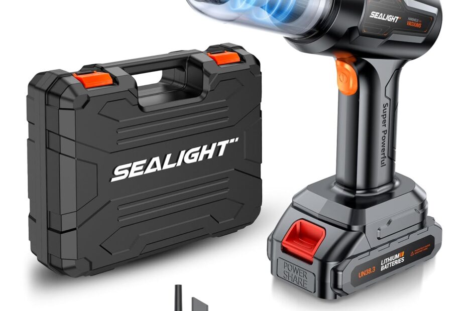 Rev Up Your Clean: SEALIGHT Portable Cordless Car Vacuum Review