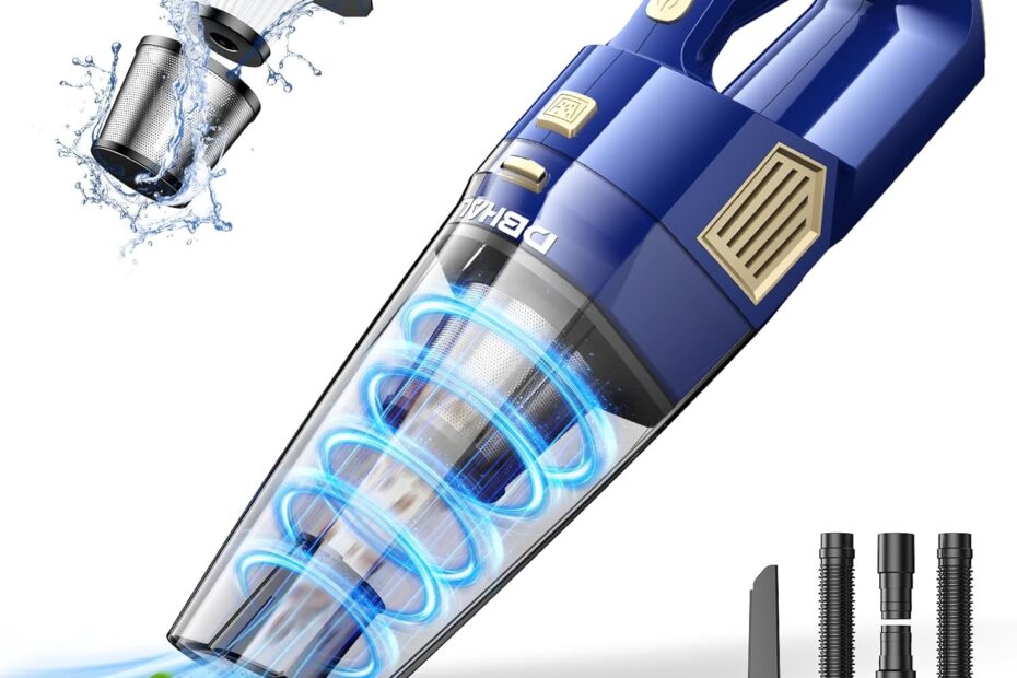 Rev Up Your Clean: The Ultimate Handheld Cordless Vacuum for Home and Car!