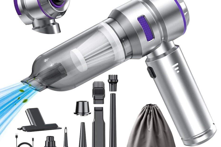 Rev Up Your Cleaning: The Ultimate 4-in-1 High Power Car Vacuum Review