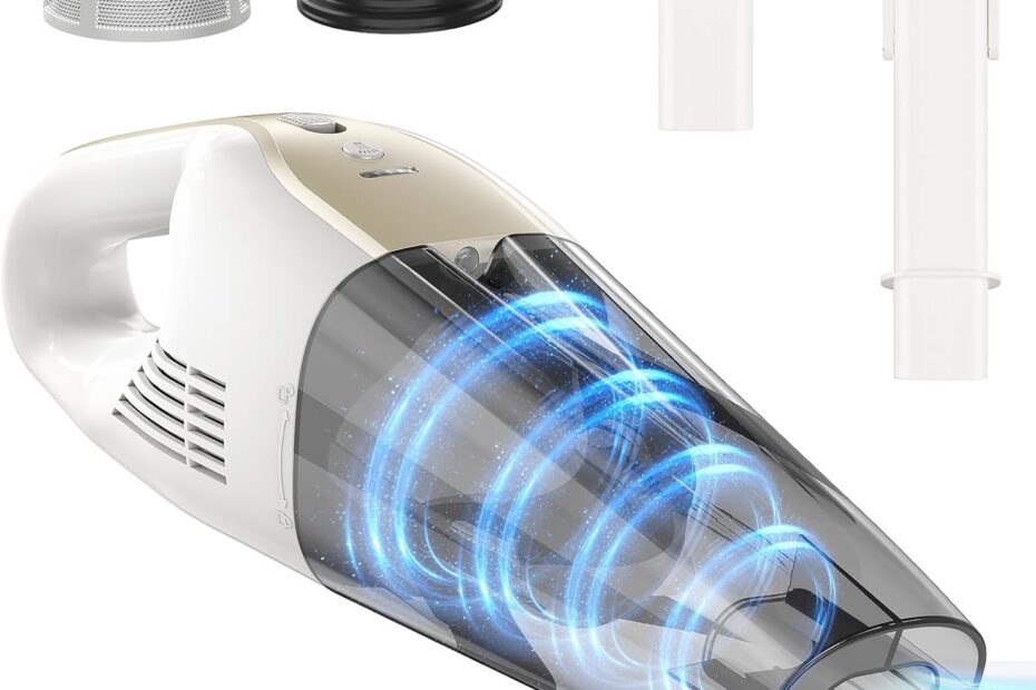 Rev Up Your Cleaning: The Ultimate Review of the 16000Pa Handheld Car Vacuum!